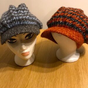 2 Cozy Multicolor Knit Women's Hats